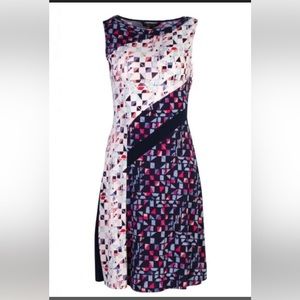 BCBGMaxAzria Kelsee Mosaic Maternity Printed Dress